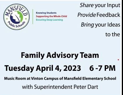April 4 Family Advisory Team