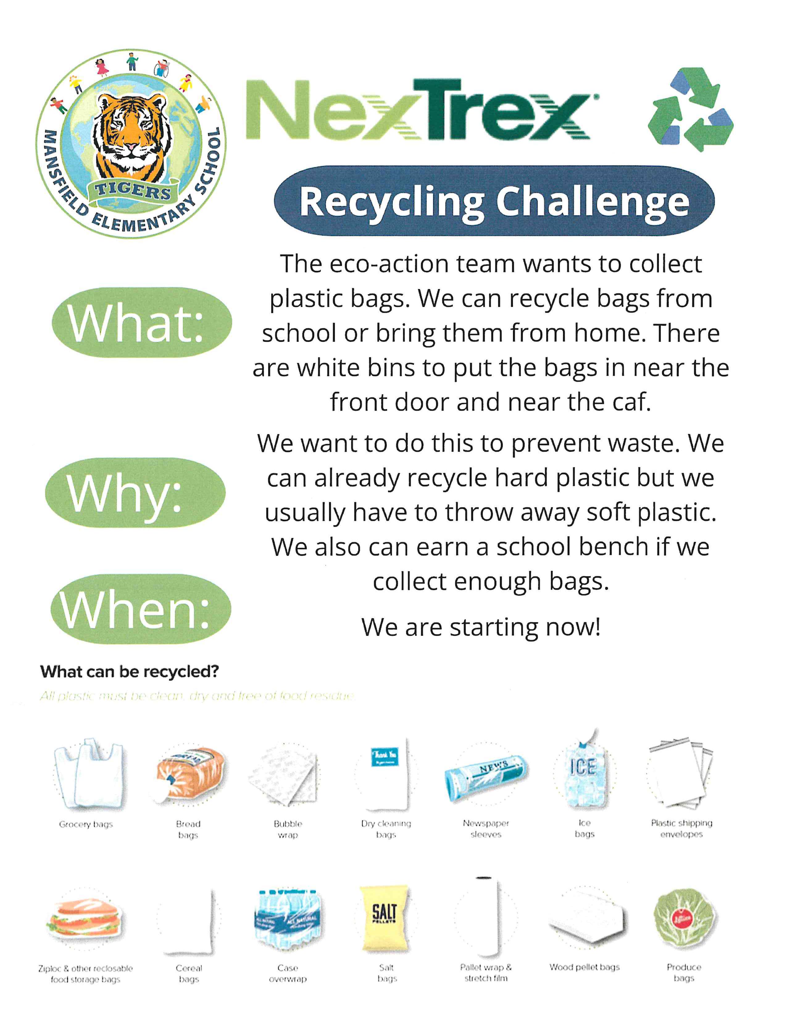 MES NexTrex Recycling Challenge 2024