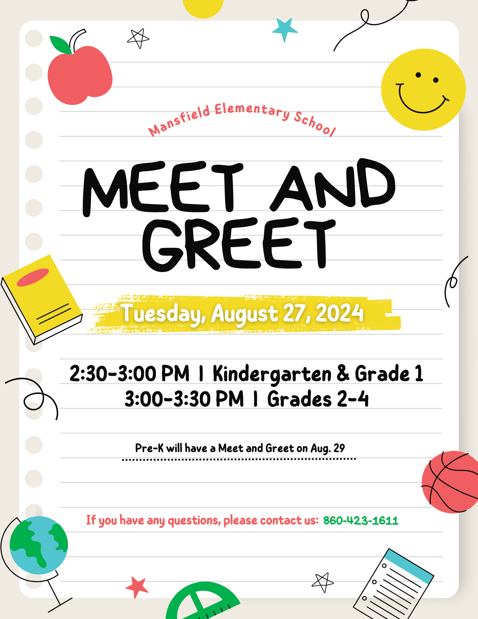 MES Meet and Greet 2024 Flyer