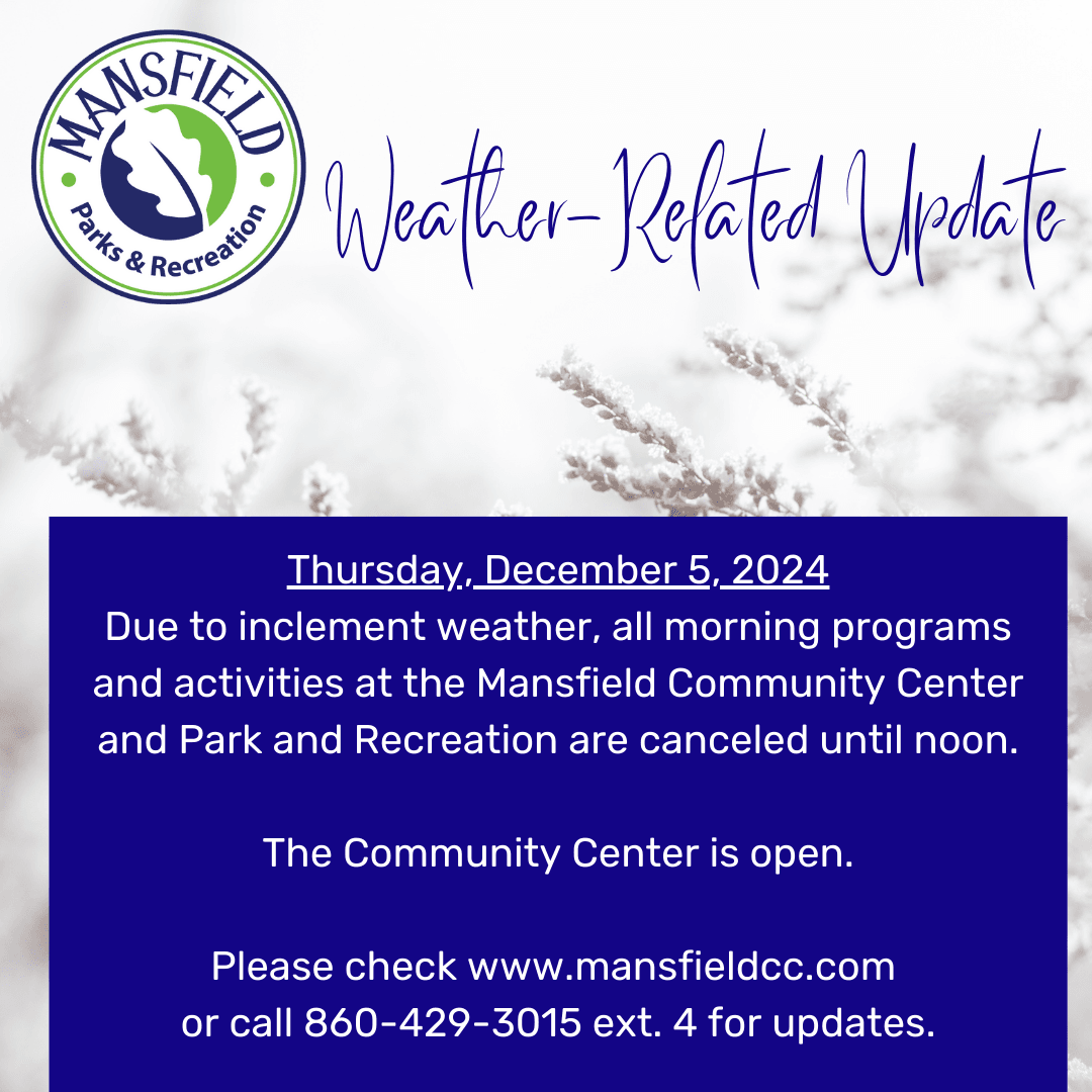 WEATHER NOTICE THURSDAY, DECEMBER 5, 2024