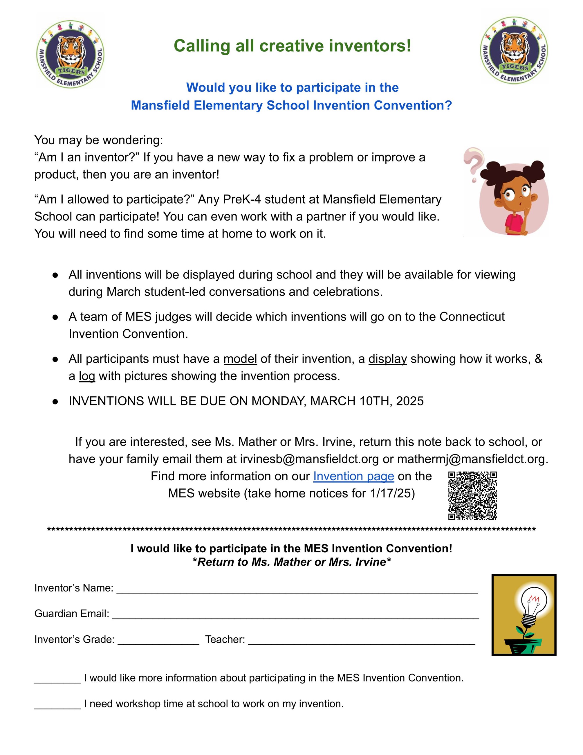 MES Invention Convention Notice 2025