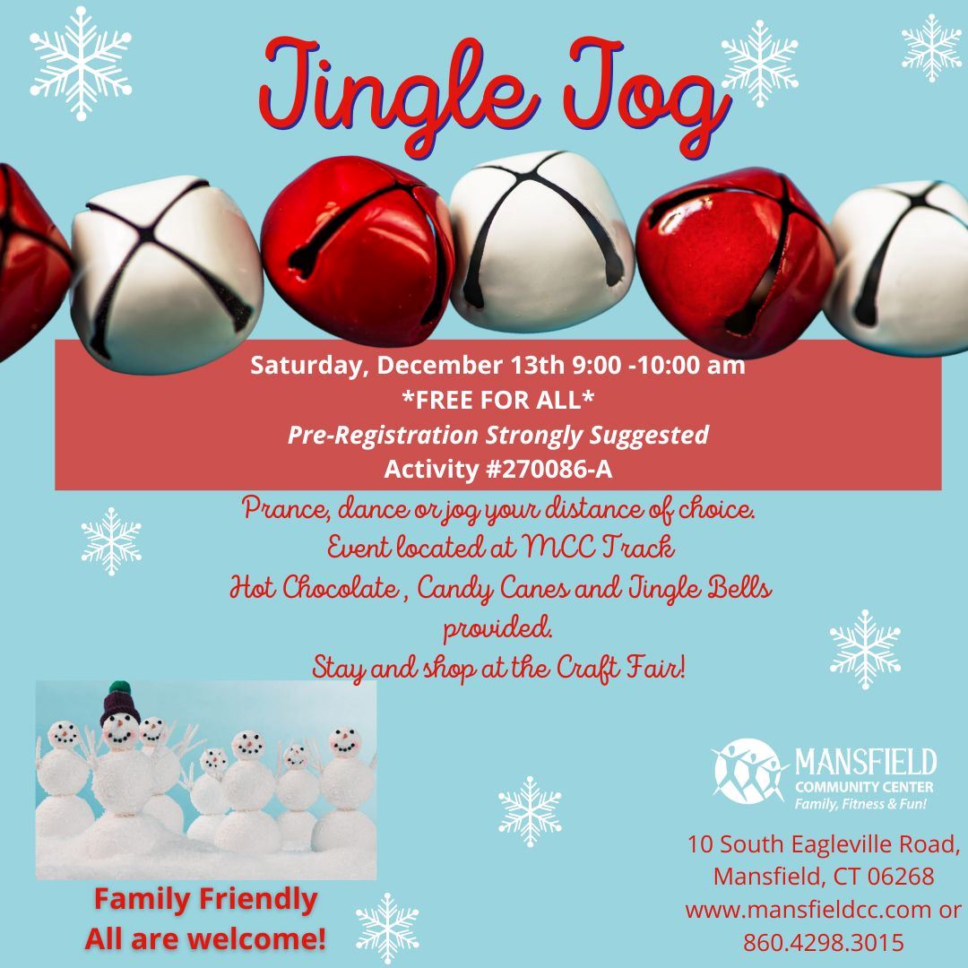 Flyer promoting Jingle Jog