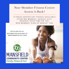 Non-Member Fitness Center Access is Back!