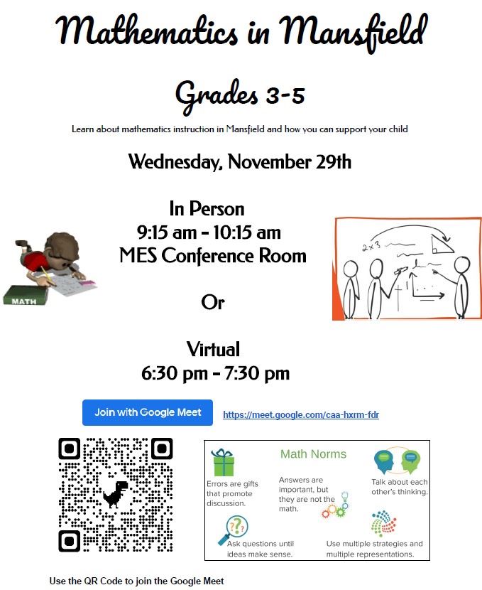 Math workshop-Gr 3 to 5