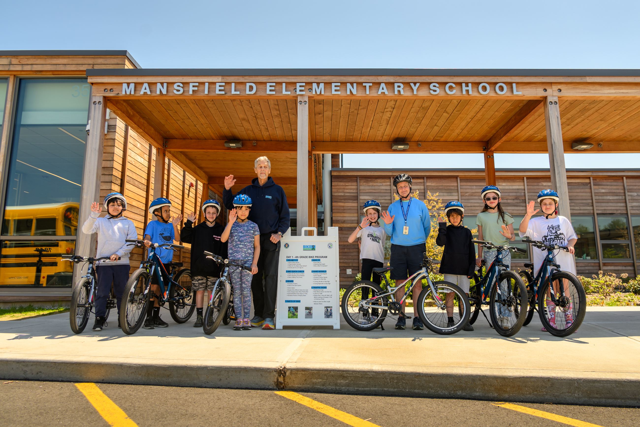 Partner Bike Mansfield faciliated the purchase of the bikes and trailer.