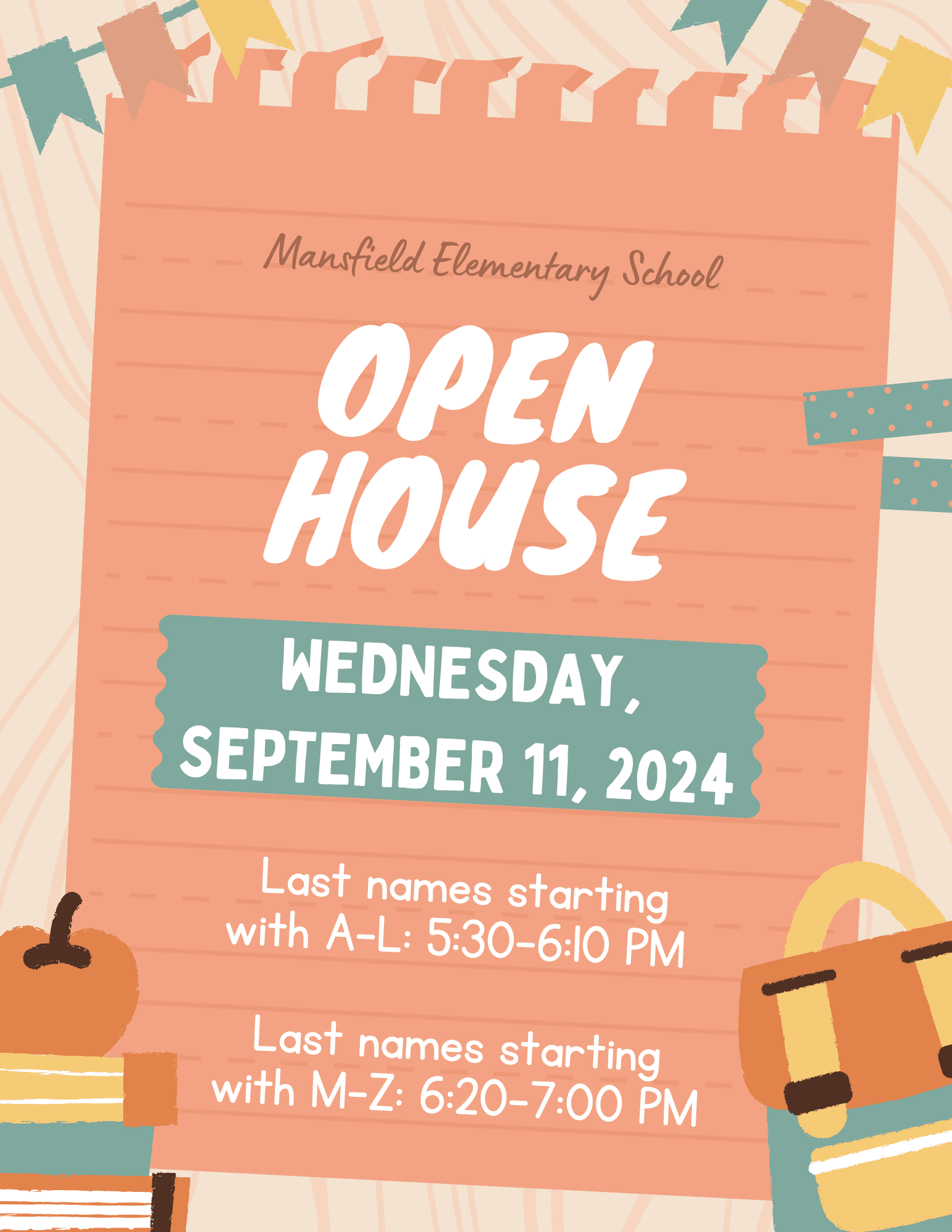 MES Open House Flyer 09.11.2024