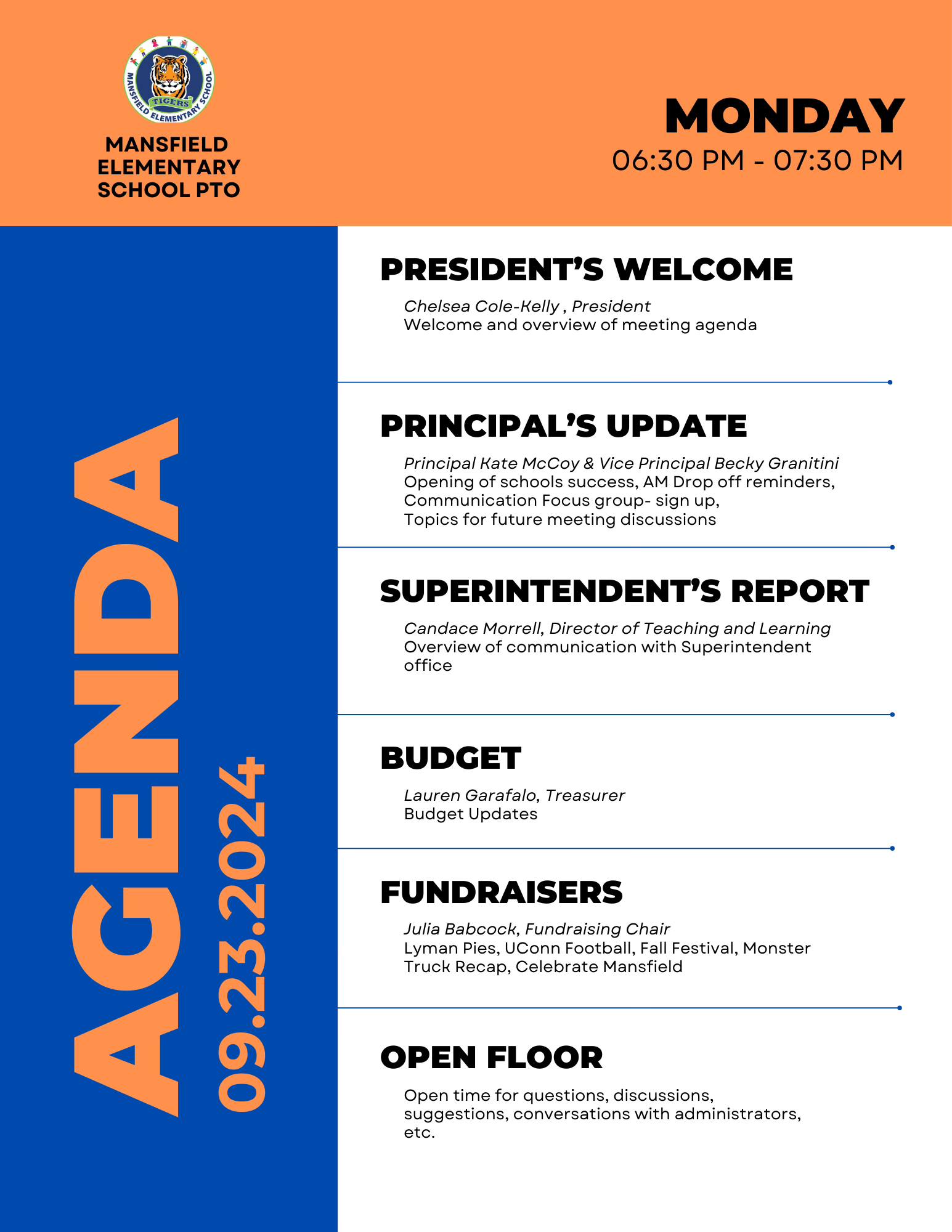 MES PTO Meeting Agenda Flyer 09.23.2024
