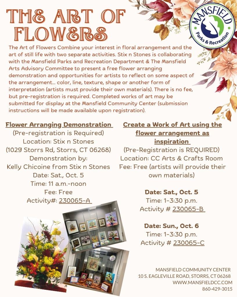 The Art of Flowers Fall 2024