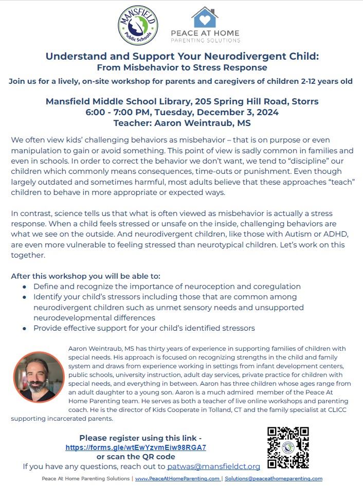 Peace at Home 12-3-24