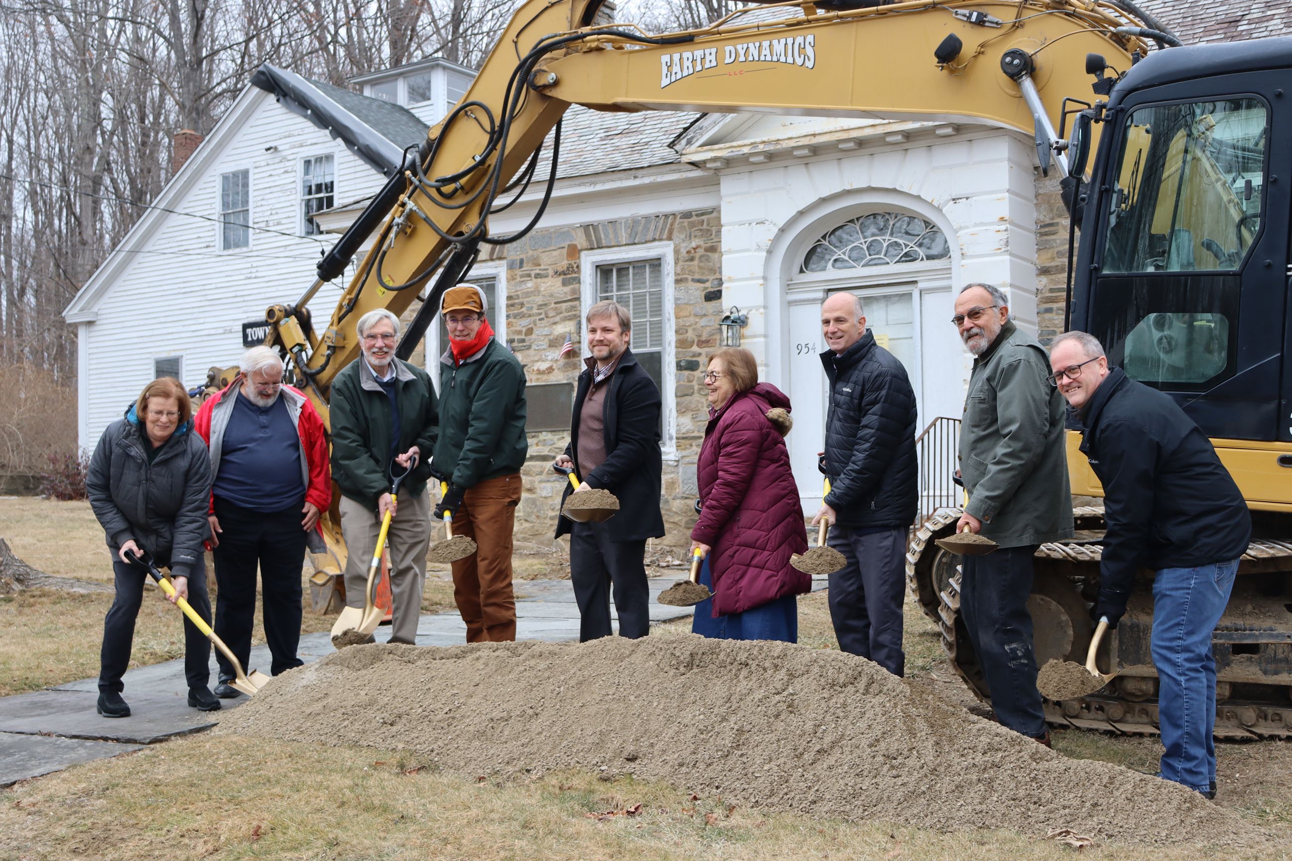 Groundbreaking at Old Town Hall