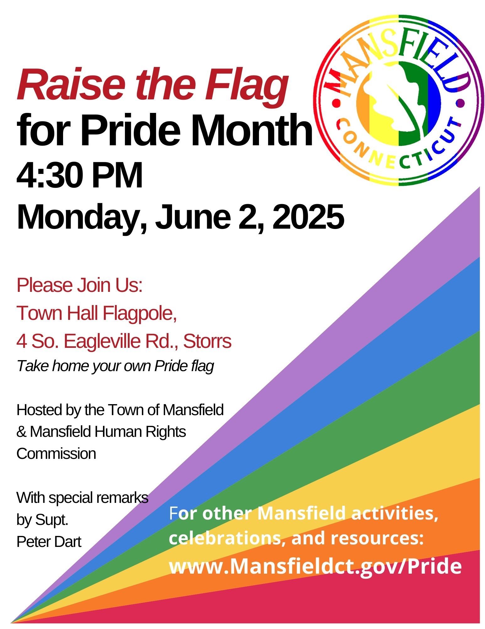 Raise the flag on Pride Month 2025